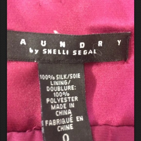 LAUNDRY SHELLI SEGAL Silk Tiered Lined Sleeveless - Picture 8 of 8